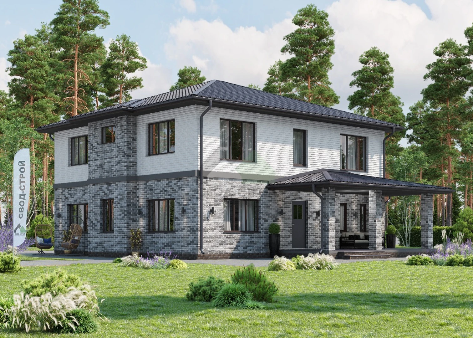 Двухэтажные дома