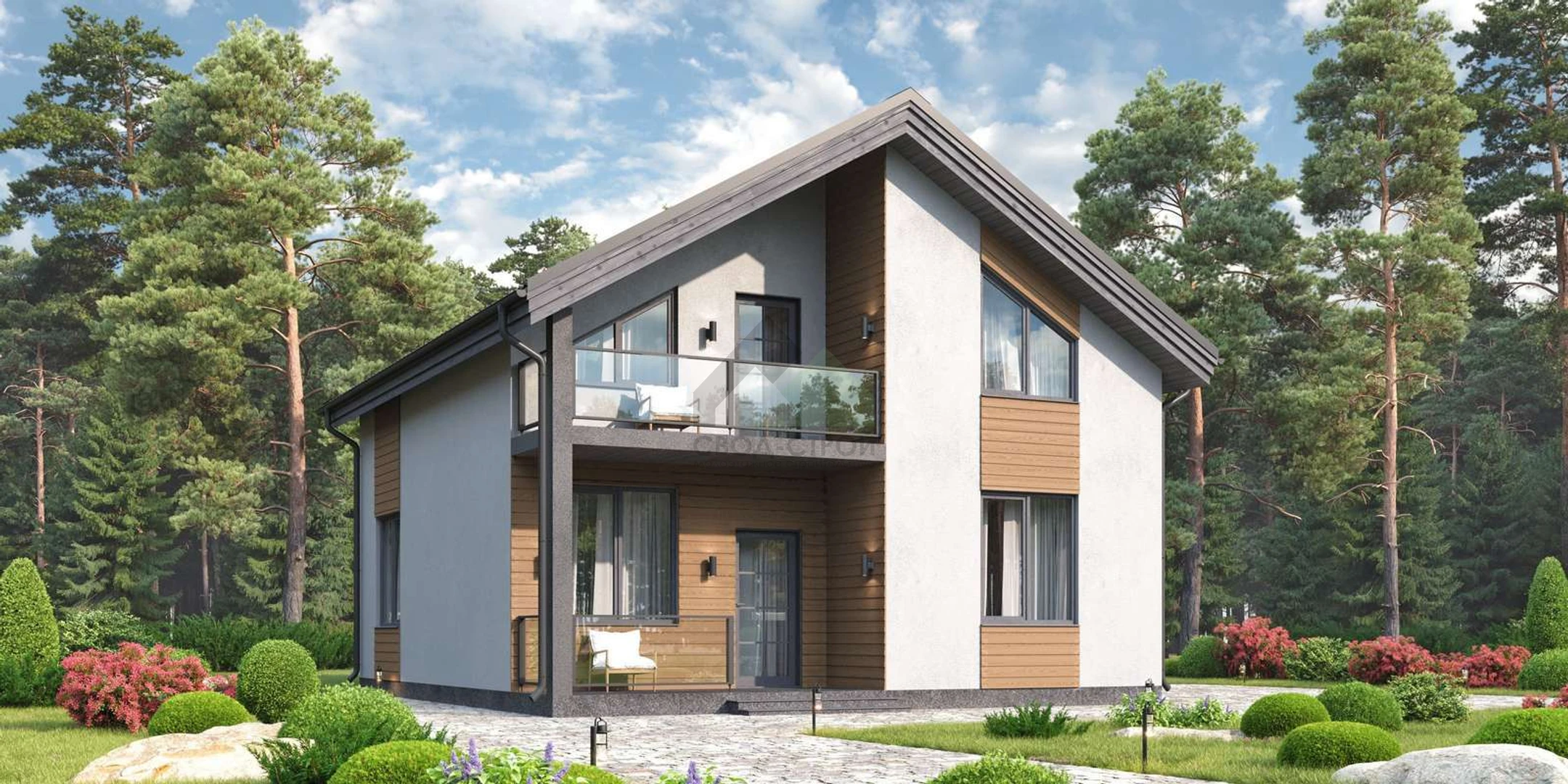 Дома с мансардой